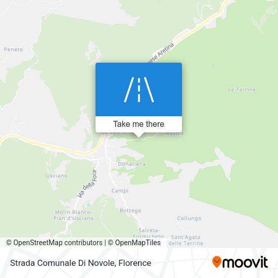 Strada Comunale Di Novole map