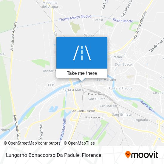 Lungarno Bonaccorso Da Padule map