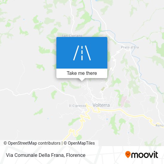 Via Comunale Della Frana map
