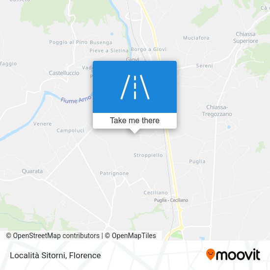 Località Sitorni map