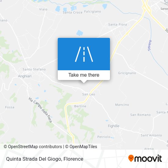 Quinta Strada Del Giogo map