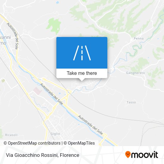 Via Gioacchino Rossini map
