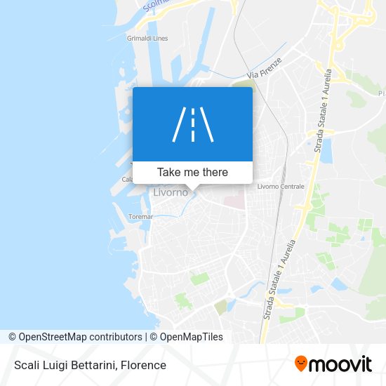 Scali Luigi Bettarini map