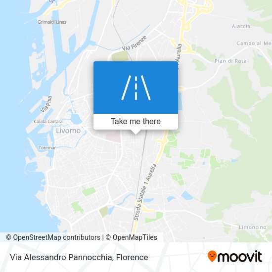 Via Alessandro Pannocchia map