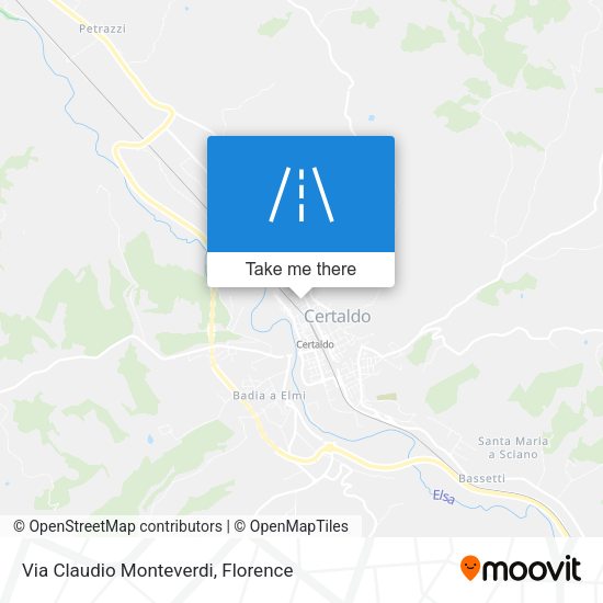 Via Claudio Monteverdi map