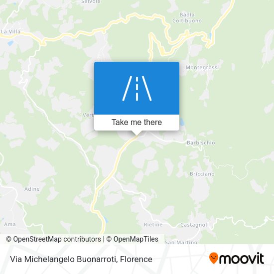 Via Michelangelo Buonarroti map