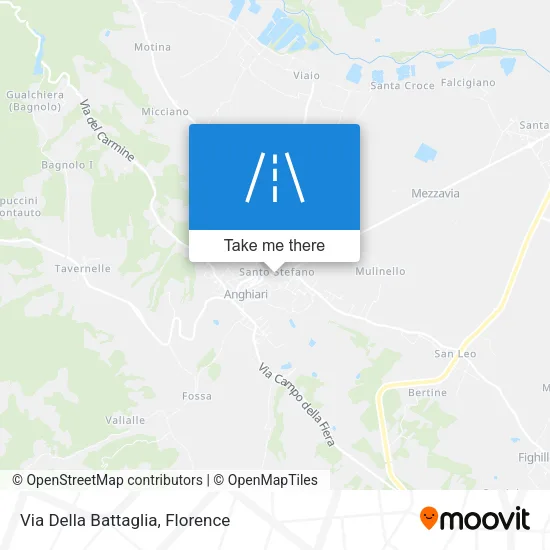 Via Della Battaglia map
