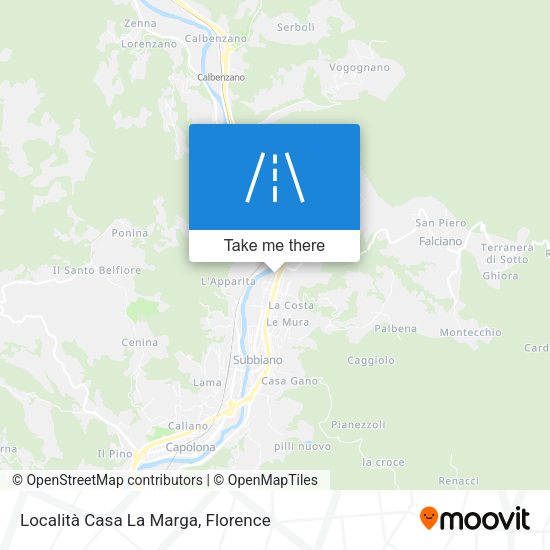 Località Casa La Marga map