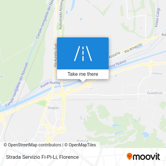 Strada Servizio Fi-Pi-Li map