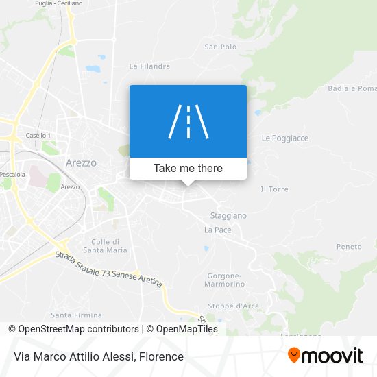 Via Marco Attilio Alessi map