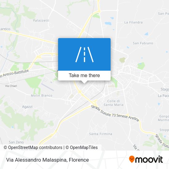 Via Alessandro Malaspina map