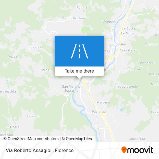 Via Roberto Assagioli map