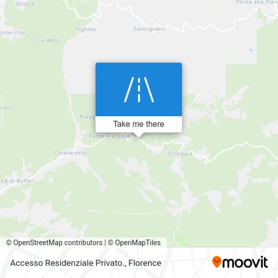 Accesso Residenziale Privato. map