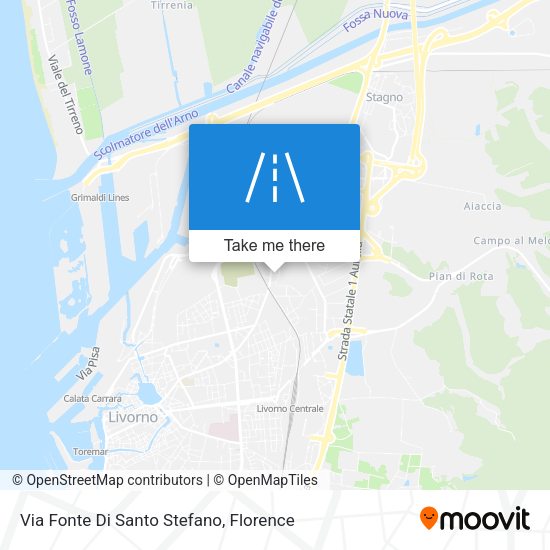 Via Fonte Di Santo Stefano map