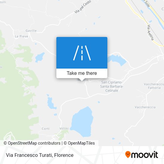 Via Francesco Turati map