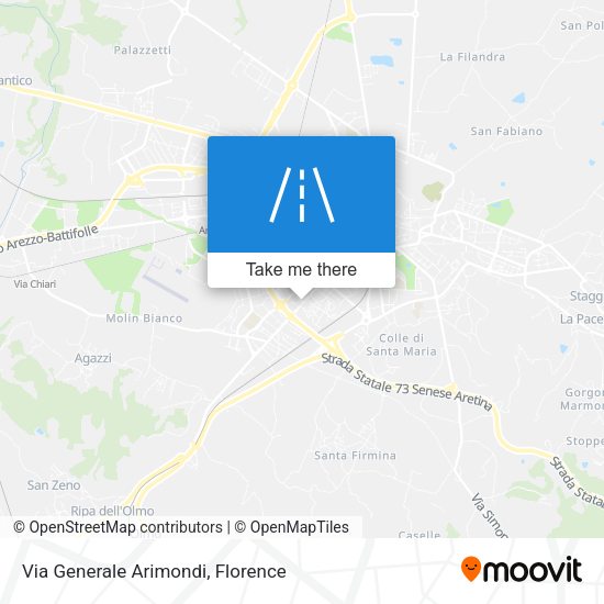 Via Generale Arimondi map
