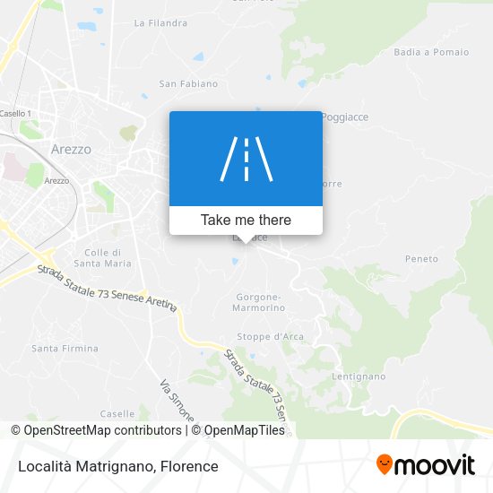 Località Matrignano map