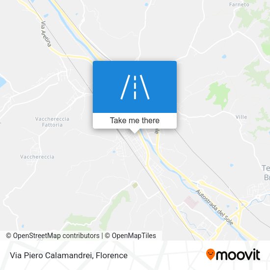 Via Piero Calamandrei map