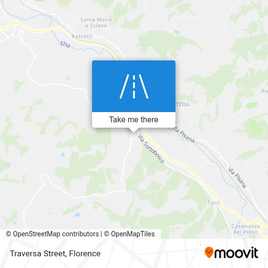 Traversa Street map