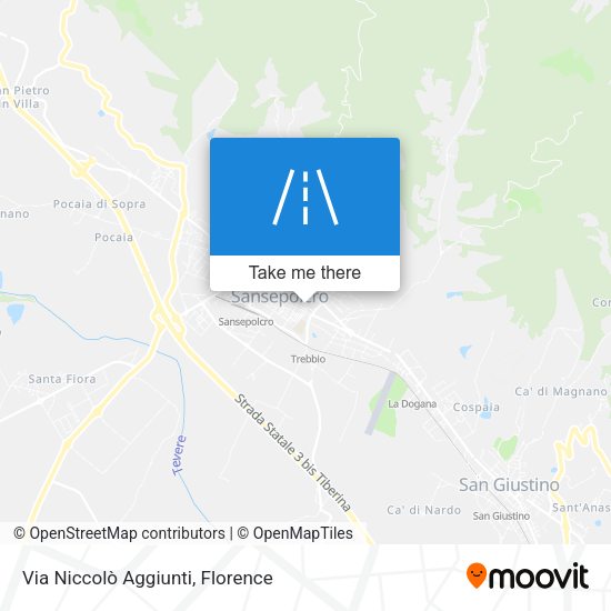 Via Niccolò Aggiunti map