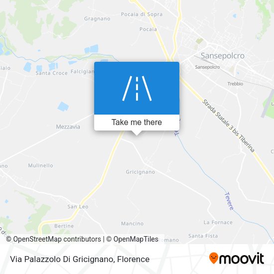 Via Palazzolo Di Gricignano map