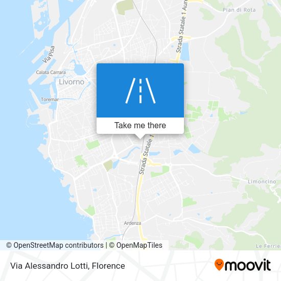 Via Alessandro Lotti map