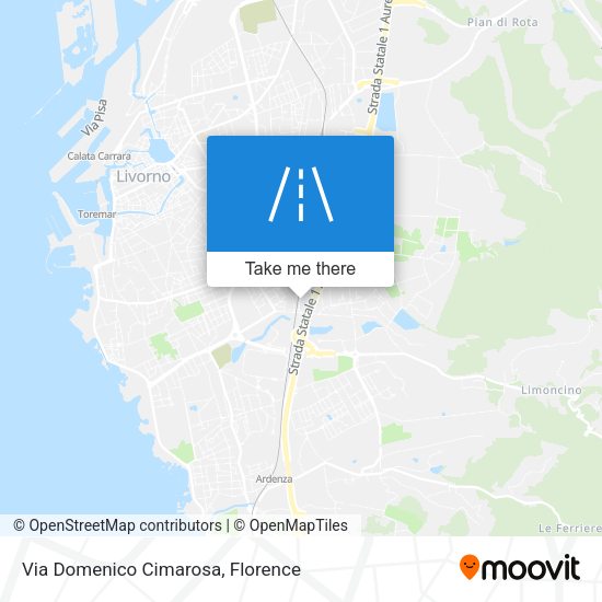 Via Domenico Cimarosa map