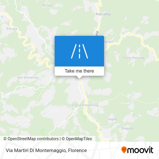 Via Martiri Di Montemaggio map