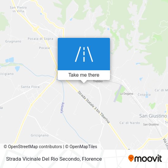 Strada Vicinale Del Rio Secondo map