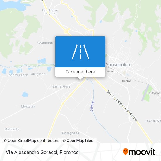Via Alessandro Goracci map