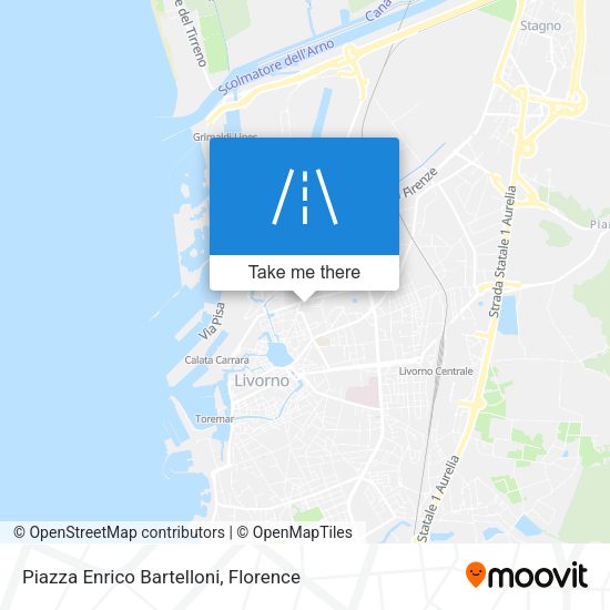 Piazza Enrico Bartelloni map