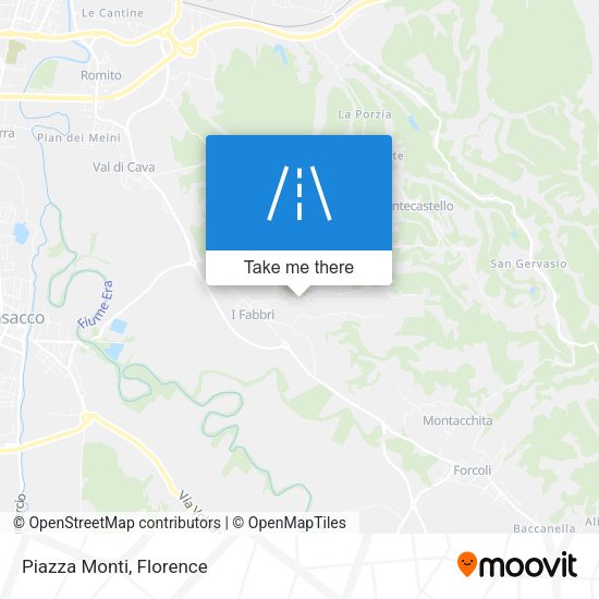 Piazza Monti map