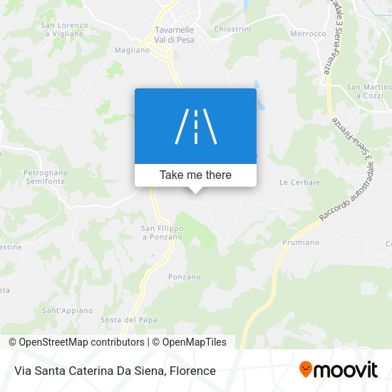 Via Santa Caterina Da Siena map