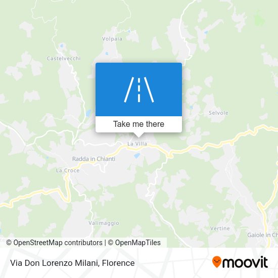 Via Don Lorenzo Milani map