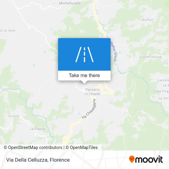 Via Della Celluzza map