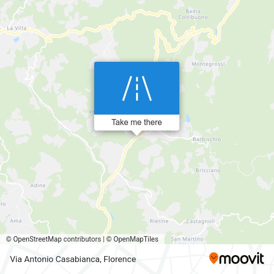 Via Antonio Casabianca map