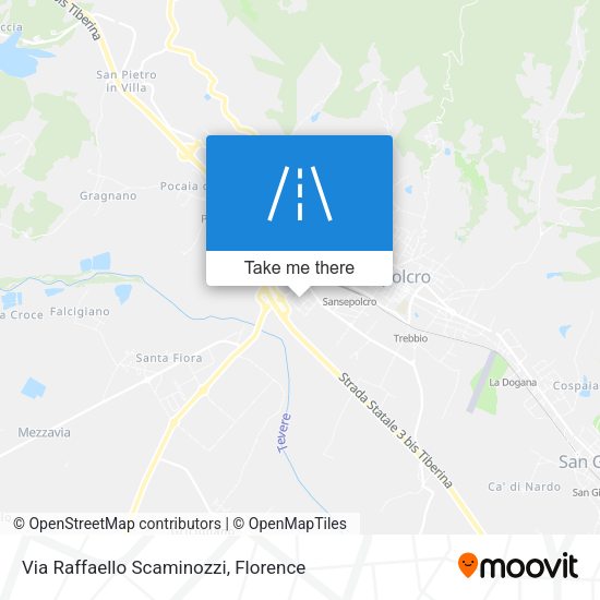 Via Raffaello Scaminozzi map