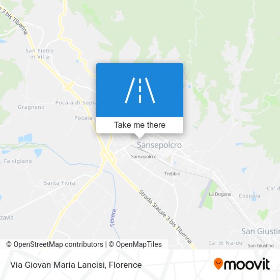 Via Giovan Maria Lancisi map