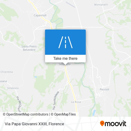 Via Papa Giovanni XXIII map