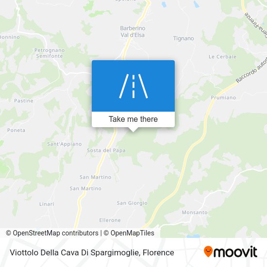 Viottolo Della Cava Di Spargimoglie map