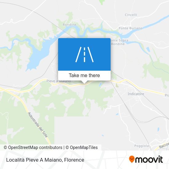 Località Pieve A Maiano map