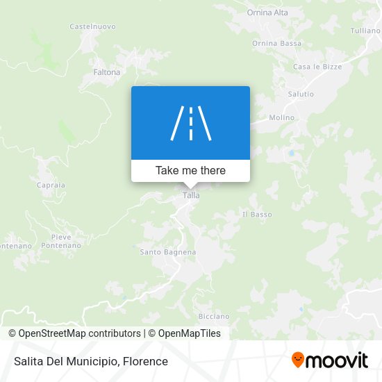 Salita Del Municipio map