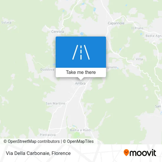 Via Della Carbonaie map