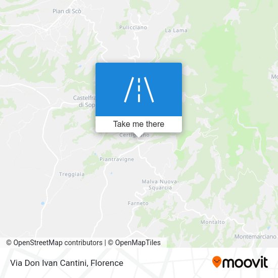 Via Don Ivan Cantini map