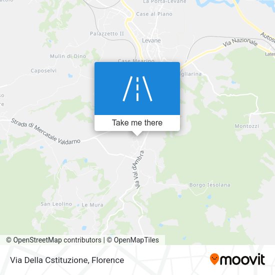 Via Della Cstituzione map