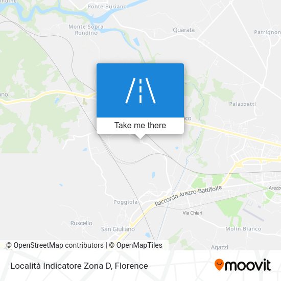 Località Indicatore Zona D map