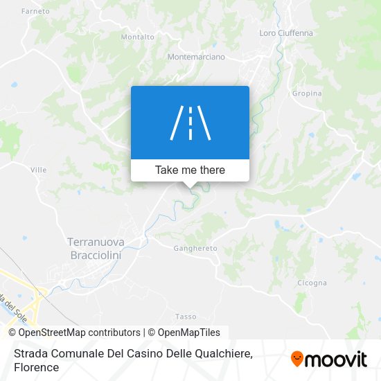 Strada Comunale Del Casino Delle Qualchiere map