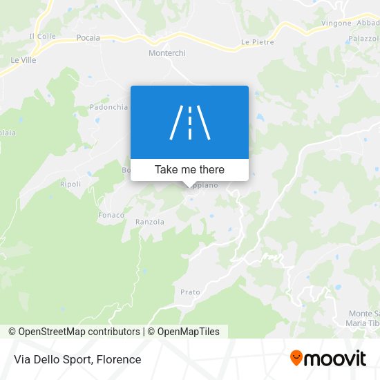 Via Dello Sport map