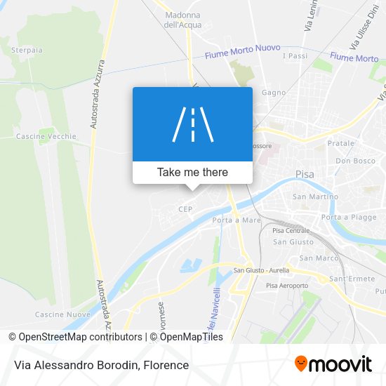Via Alessandro Borodin map