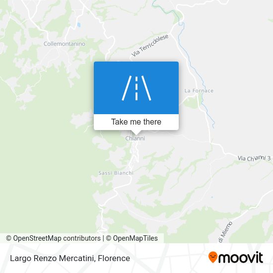 Largo Renzo Mercatini map
